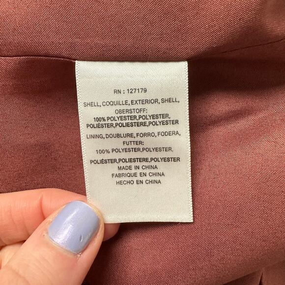 BHLDN Jenny Yoo Collection Kayla Dress Bridesmaids Maxi Gown Cinnamon Rose - Picture 13 of 15